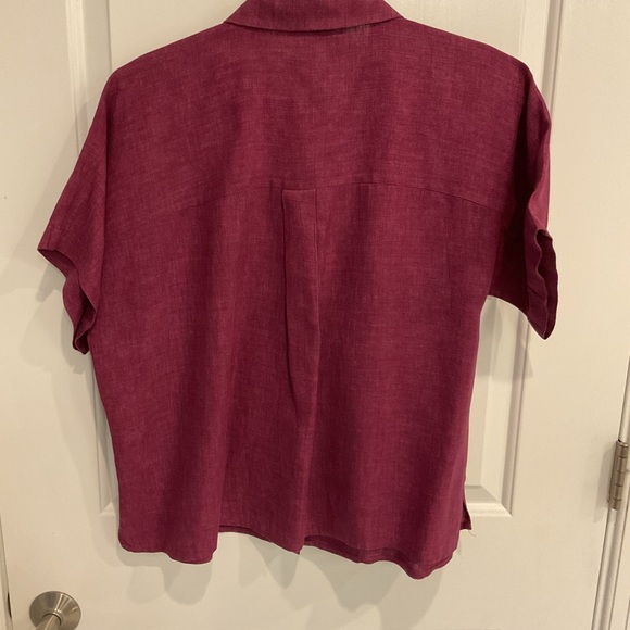 Eileen Fisher “Camp Shirt” Large - Picture 3 of 3